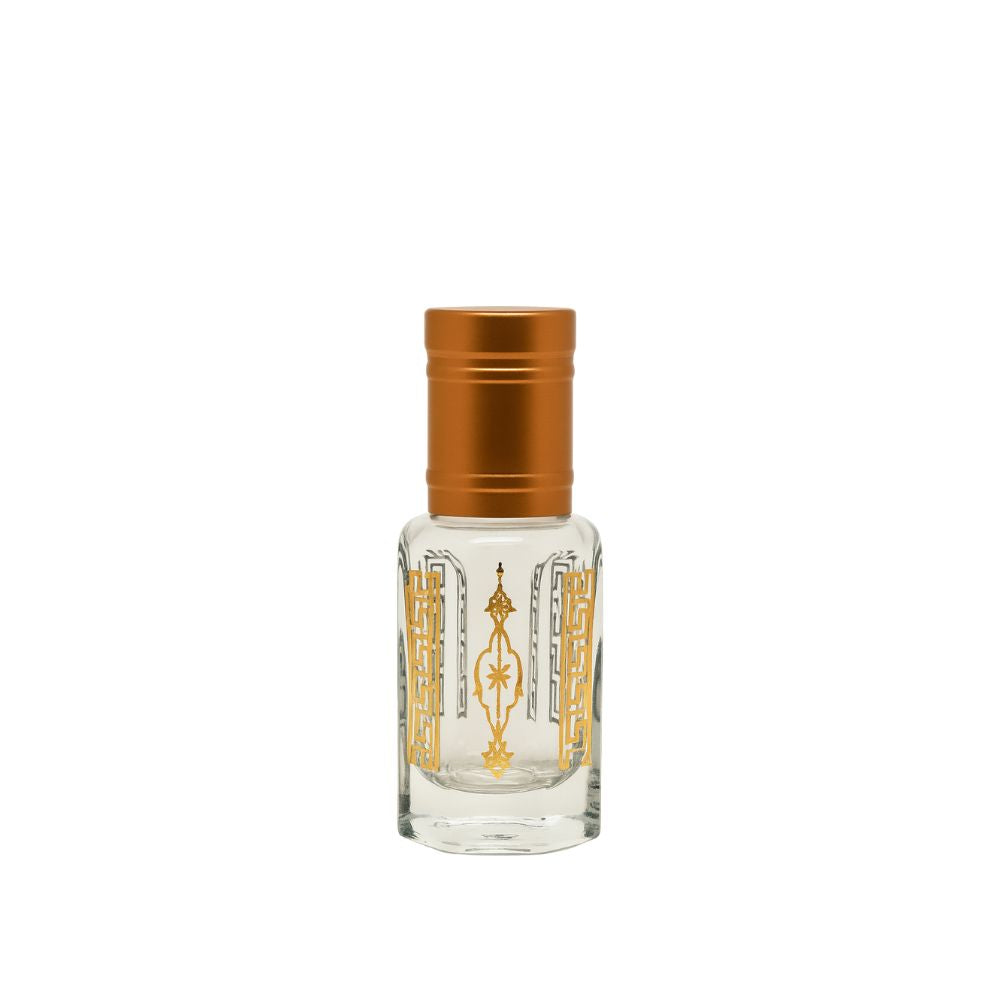 Bronze Patterned Glass Perfume Bottles with Stick Applicator – Box of 12 - refillable glass perfume bottles by Oud Aruma