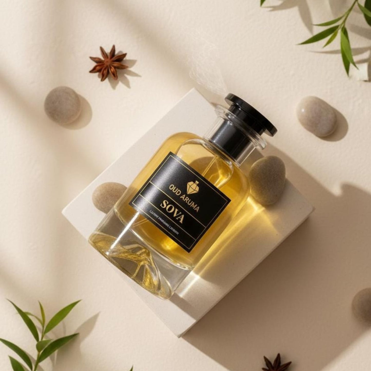“Sova by Oud Aruma – fresh fruity woody long-lasting men’s spray perfume bottle”
“Sova perfume bottle – modern long-lasting men’s fragrance”
“Oud Aruma Sova fragrance – premium men’s perfume UK”